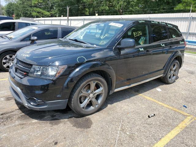 3C4PDCGG0HT536355 - 2017 DODGE JOURNEY CROSSROAD BLACK photo 1