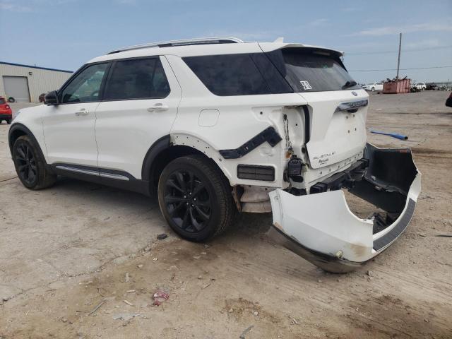 1FM5K8HC9MGA04618 - 2021 FORD EXPLORER PLATINUM WHITE photo 2