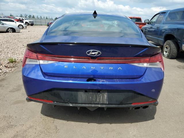 KMHLR4AF9PU438303 - 2023 HYUNDAI ELANTRA N LINE BLUE photo 6