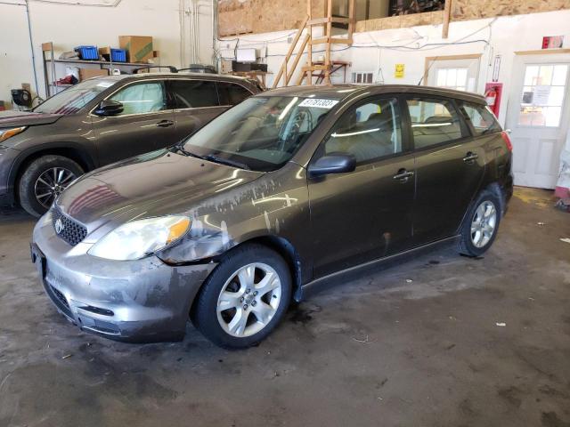2T1KR32E24C311742 - 2004 TOYOTA COROLLA MA XR GRAY photo 1