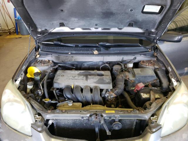 2T1KR32E24C311742 - 2004 TOYOTA COROLLA MA XR GRAY photo 11