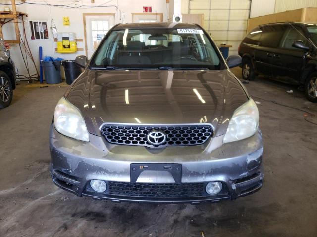 2T1KR32E24C311742 - 2004 TOYOTA COROLLA MA XR GRAY photo 5