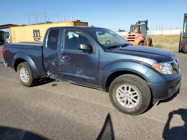 1N6AD0CUXEN741741 - 2014 NISSAN FRONTIER SV BLUE photo 4