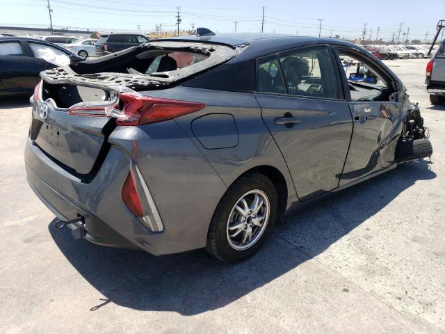 JTDKAMFP6M3175780 - 2021 TOYOTA PRIUS PRIM LE 灰色 照片 3