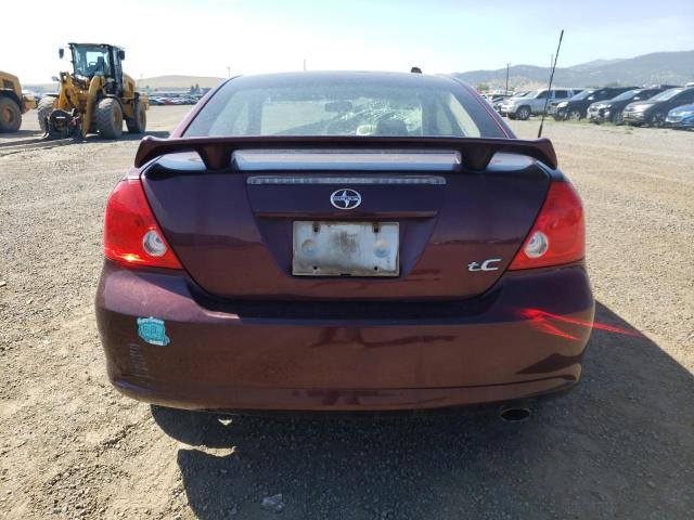 JTKDE177660076111 - 2006 TOYOTA SCION TC Tünd qırmızı foto 6