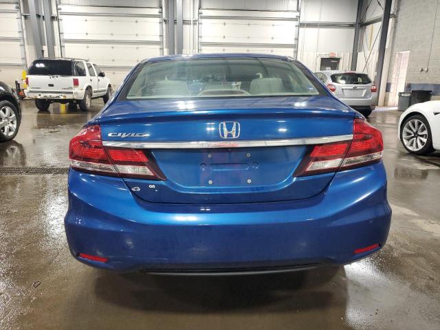 2HGFB2F50FH505416 - 2015 HONDA CIVIC LX BLUE photo 6