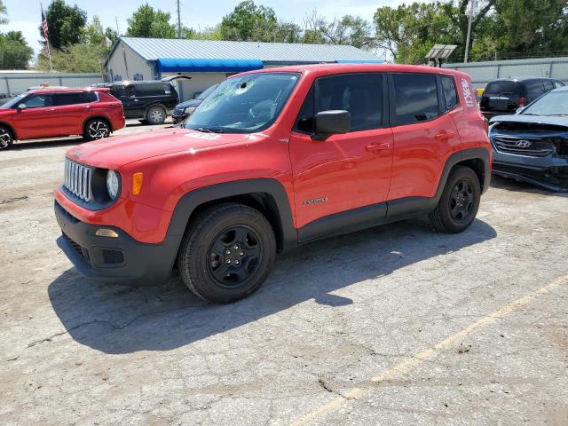 ZACCJAAB4HPE92165 - 2017 JEEP RENEGADE SPORT RED photo 1