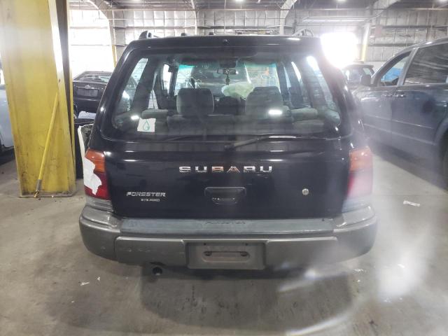JF1SF655XWH759267 - 1998 SUBARU FORESTER S BLACK photo 6