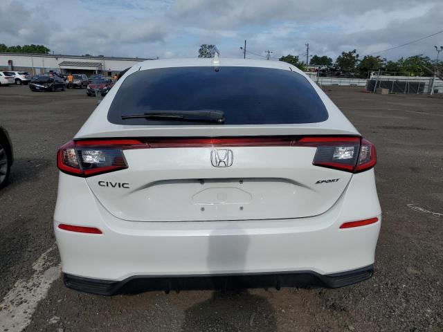19XFL2H81PE000209 - 2023 HONDA CIVIC SPORT WHITE photo 6