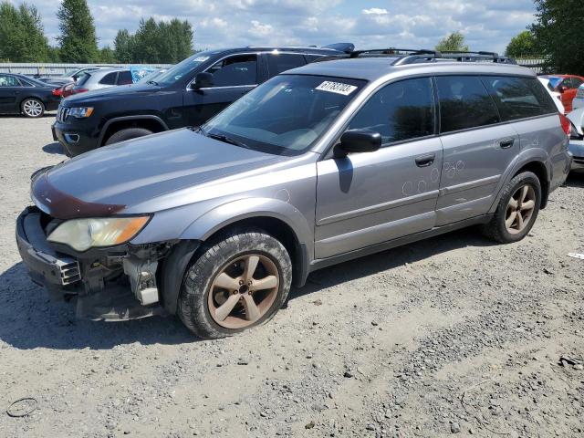 4S4BP60C187329595 - 2008 SUBARU OUTBACK SILVER photo 1