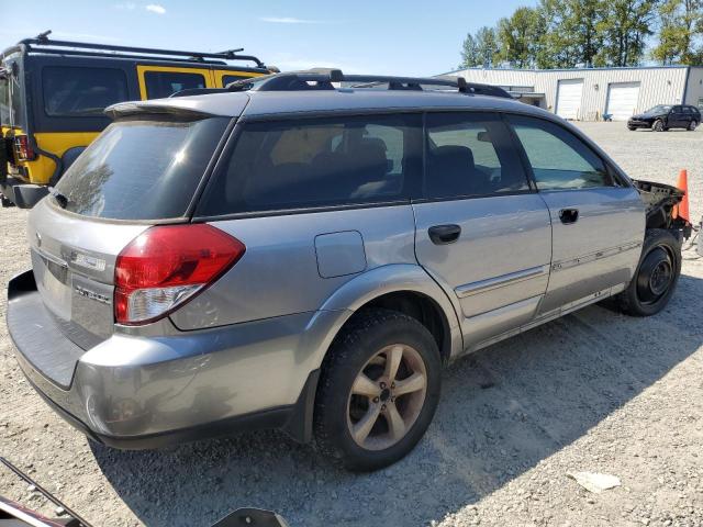 4S4BP60C187329595 - 2008 SUBARU OUTBACK SILVER photo 3