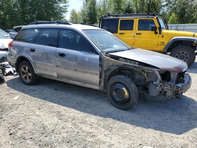 4S4BP60C187329595 - 2008 SUBARU OUTBACK SILVER photo 4