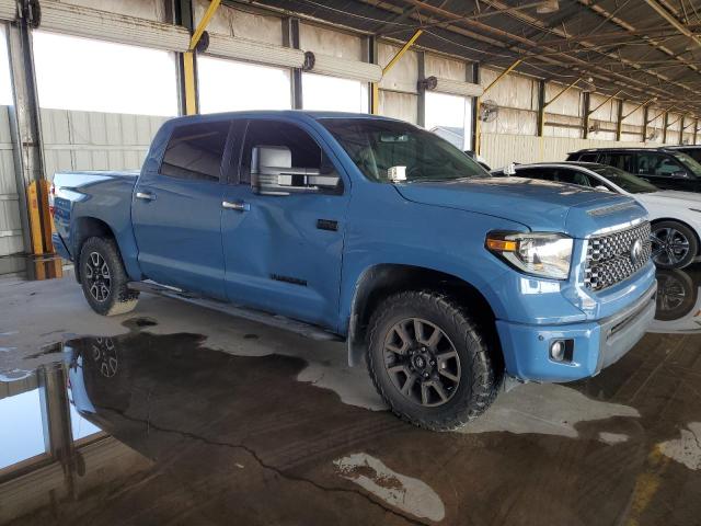 5TFHY5F19LX884086 - 2020 TOYOTA TUNDRA CREWMAX LIMITED BLUE photo 4