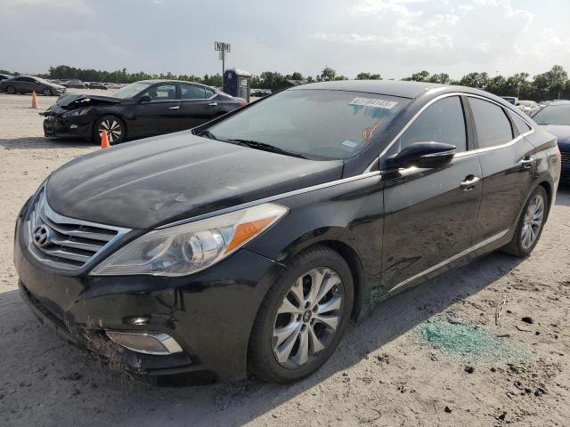 KMHFG4JG5CA124736 - 2012 HYUNDAI AZERA GLS BLACK photo 1