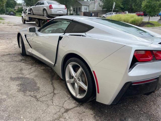 1G1YA2D73F5115456 - 2015 CHEVROLET CORVETTE STINGRAY 1LT SILVER photo 3