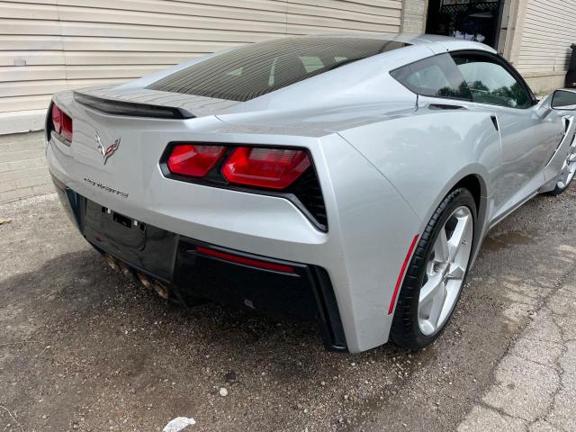 1G1YA2D73F5115456 - 2015 CHEVROLET CORVETTE STINGRAY 1LT SILVER photo 4