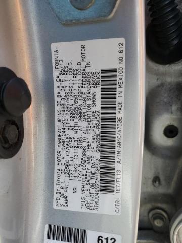 3TMJU4GN2DM150552 - 2013 TOYOTA TACOMA DOUBLE CAB PRERUNNER SILVER photo 13