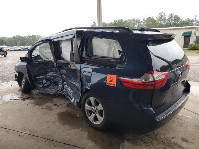 5TDKZ3DC5KS001701 - 2019 TOYOTA SIENNA LE 蓝色 照片 2