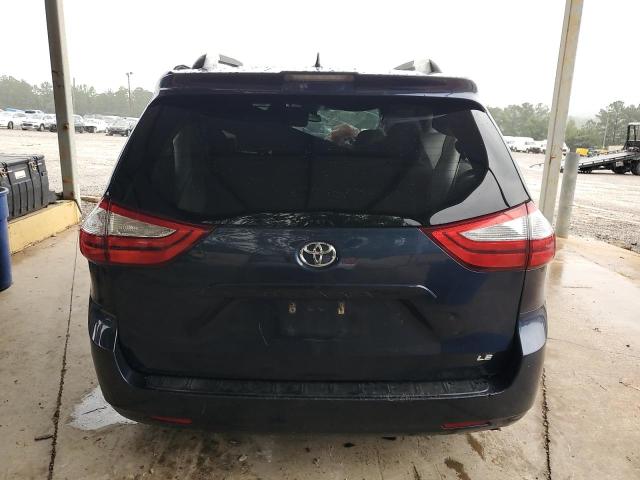 5TDKZ3DC5KS001701 - 2019 TOYOTA SIENNA LE 蓝色 照片 6