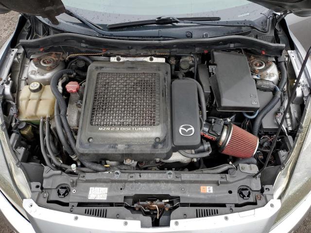 JM1BL1H43A1313858 - 2010 MAZDA SPEED 3 SILVER photo 11