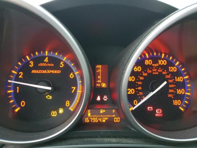 JM1BL1H43A1313858 - 2010 MAZDA SPEED 3 SILVER photo 9