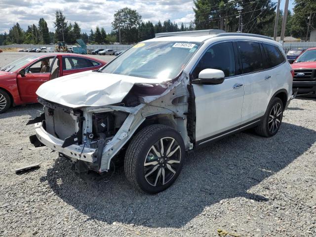 5FNYF6H06MB062261 - 2021 HONDA PILOT ELITE WHITE photo 1