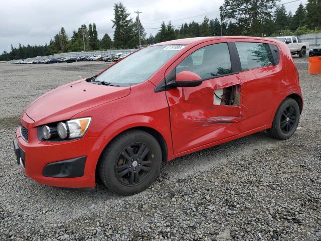 1G1JB6SH6C4120122 - 2012 CHEVROLET SONIC LS წითელი ფოტო 1