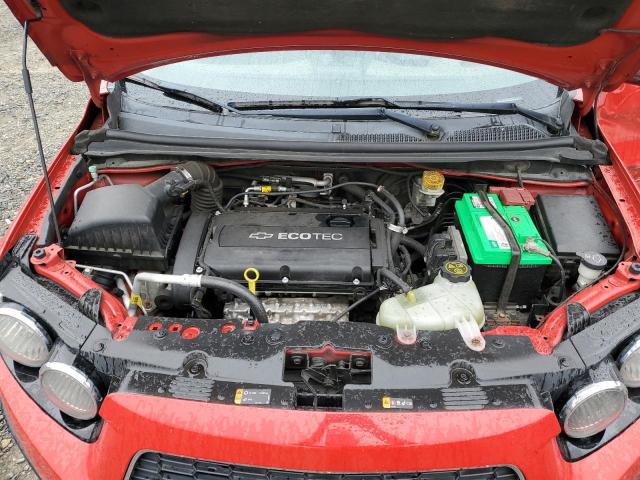 1G1JB6SH6C4120122 - 2012 CHEVROLET SONIC LS წითელი ფოტო 12