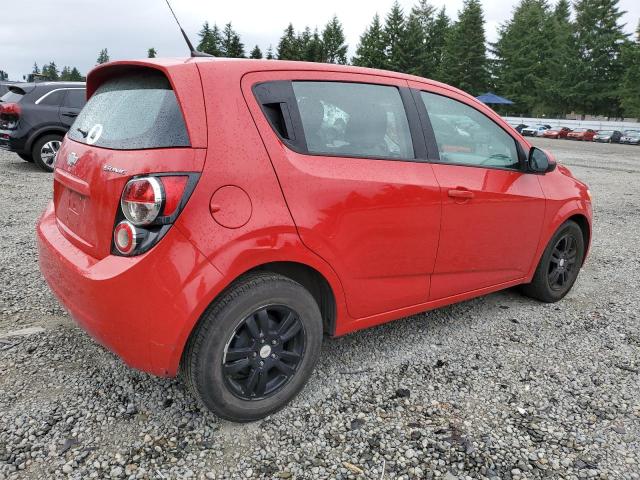 1G1JB6SH6C4120122 - 2012 CHEVROLET SONIC LS წითელი ფოტო 3