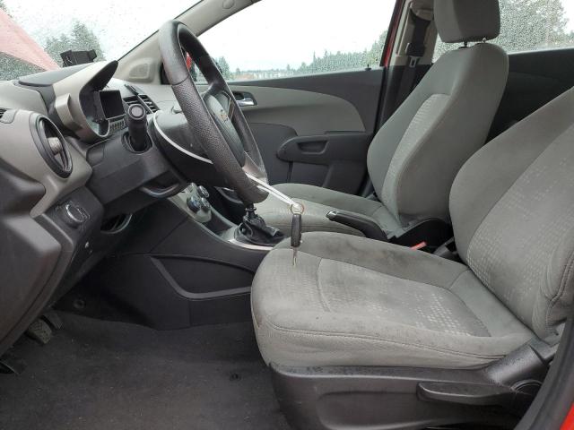 1G1JB6SH6C4120122 - 2012 CHEVROLET SONIC LS წითელი ფოტო 7