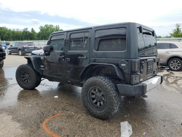 1C4HJWEG5FL621654 - 2015 JEEP WRANGLER U SAHARA BLACK photo 2