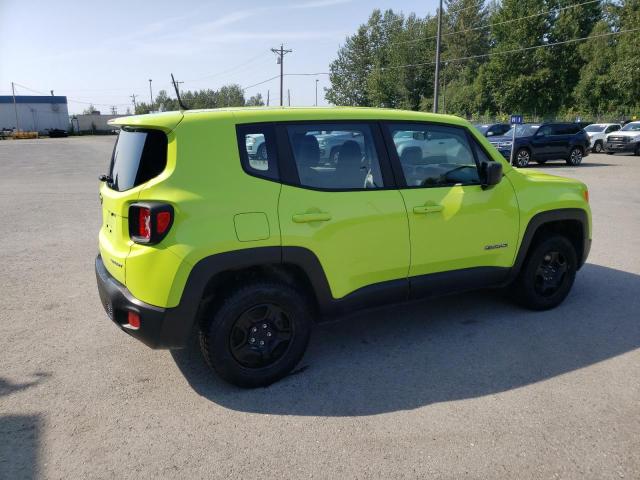 ZACCJBAB1JPJ00686 - 2018 JEEP RENEGADE SPORT GREEN photo 3