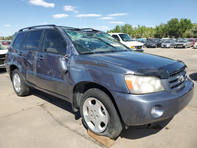 JTEEP21A340037145 - 2004 TOYOTA HIGHLANDER BLUE photo 4