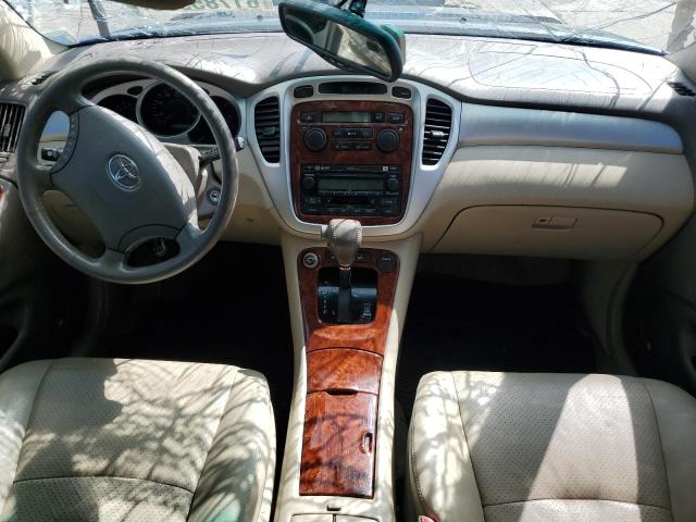 JTEEP21A340037145 - 2004 TOYOTA HIGHLANDER BLUE photo 8