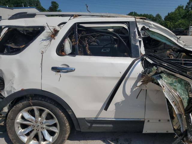 1FM5K8D89DGC79410 - 2013 FORD EXPLORER XLT أبيض صورة 11