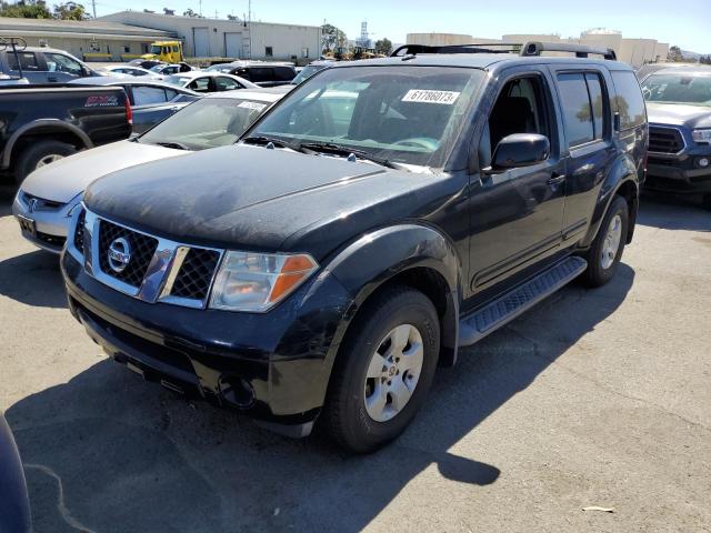 5N1AR18UX6C643630 - 2006 NISSAN PATHFINDER LE BLACK photo 1