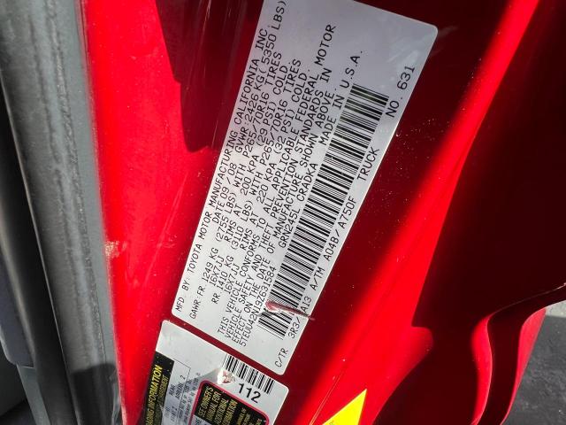 5TEUU42N19Z631584 - 2009 TOYOTA TACOMA ACCESS CAB წითელი ფოტო 10