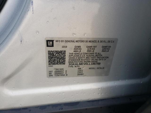 3GKALMEV0LL186769 - 2020 GMC TERRAIN SLE SILVER photo 13