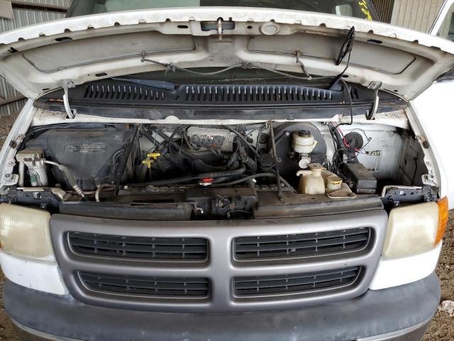 2D7HB11Y93K518317 - 2003 DODGE RAM VAN B1500 WHITE photo 12