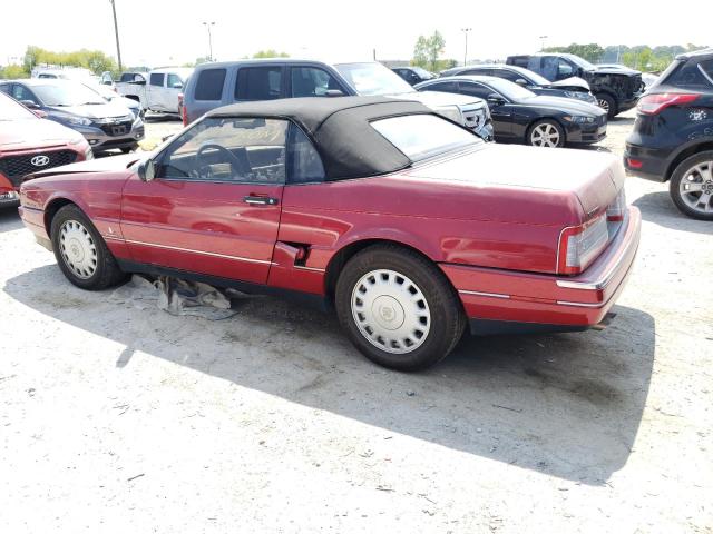 1G6VS3396PU126560 - 1993 CADILLAC ALLANTE BURGUNDY photo 2