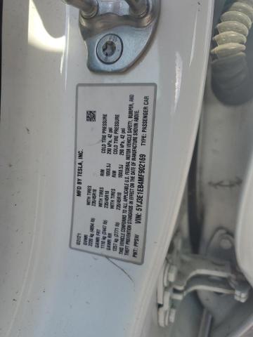 5YJ3E1EB4MF902169 - 2021 TESLA MODEL 3 თეთრი ფოტო 12