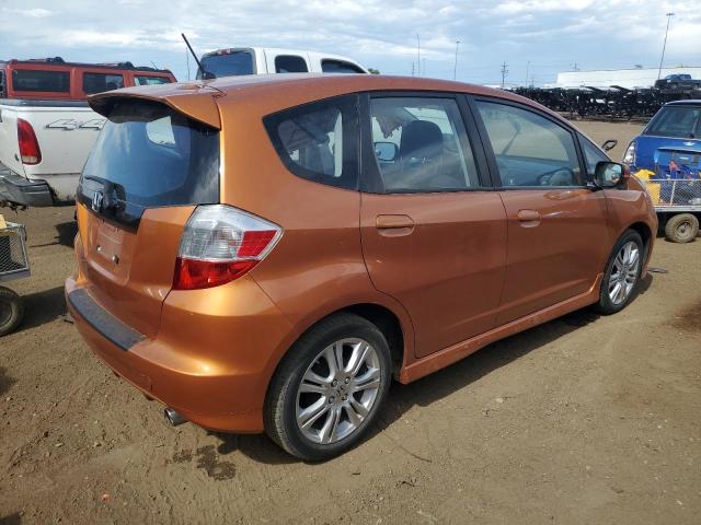 JHMGE8H49AS018412 - 2010 HONDA FIT SPORT ORANGE photo 3