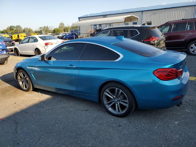 WBA4W5C57JAE43388 - 2018 BMW 430XI BLUE photo 2