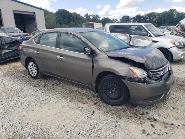 3N1AB7AP8FL695281 - 2015 NISSAN SENTRA S GRAY photo 4