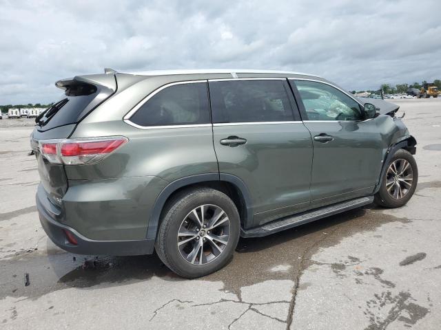 5TDKKRFH2GS159730 - 2016 TOYOTA HIGHLANDER XLE GREEN photo 3