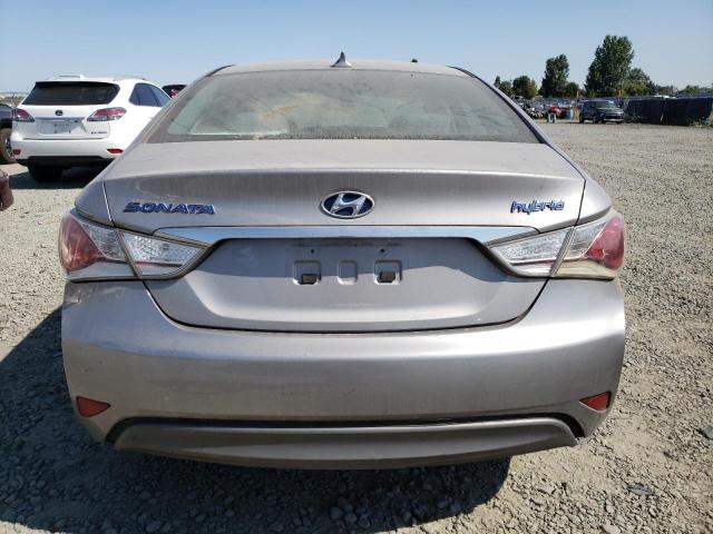 KMHEC4A44CA027072 - 2012 HYUNDAI SONATA HYBRID SILVER photo 6