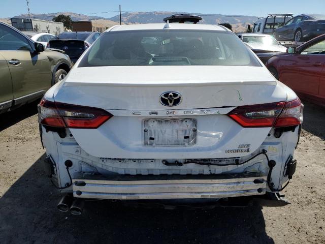 4T1S31AK9PU608927 - 2023 TOYOTA CAMRY SE NIGHT SHADE WHITE photo 6