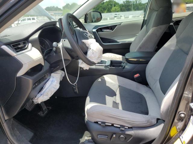 2T3W1RFV0KC004838 - 2019 TOYOTA RAV4 XLE رمادي صورة 7