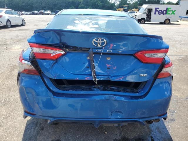 4T1B11HKXJU096971 - 2018 TOYOTA CAMRY L BLUE photo 6