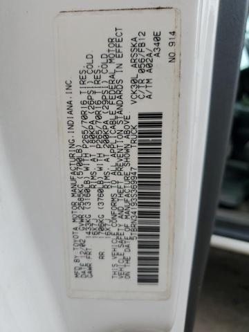 5TBRN34193S369947 - 2003 TOYOTA TUNDRA ACCESS CAB SR5 WHITE photo 12